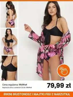 Born2be Bikini biustonosz i majtki figi z narzutką Born2be oferta