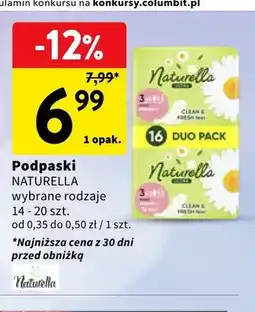 Intermarche Podpaski Naturella oferta