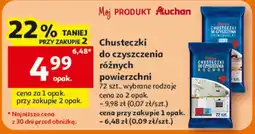 Auchan Chusteczki do czyszczenia Auchan oferta