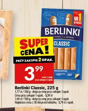 Twój Market Parówki Berlinki Classic oferta