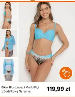 Born2be Bikini Born2be biustonosz i majtki figi z dodatkową narzutką oferta