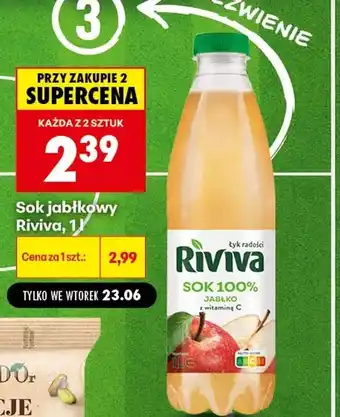 Biedronka Sok Riviva oferta
