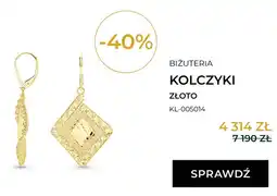 Briju Kolczyki złote Briju KL-005014 oferta