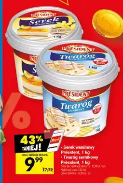 Twój Market Serek waniliowy Président oferta