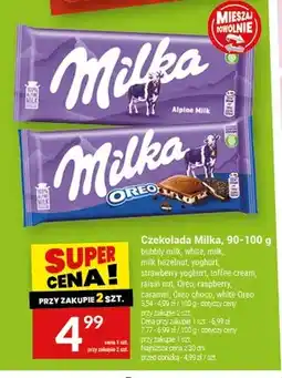 Twój Market Czekolada Milka Bubbly Milk oferta