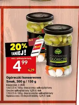 Twój Market Ogóreczki konserwowe z chilli Smak oferta