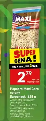 Twój Market Popcorn Maxi Corn solony Eurosnack oferta