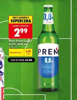 Biedronka Piwo bezalkoholowe Prem oferta
