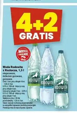 Twój Market Woda delikatnie gazowana Rodowita z Roztocza oferta