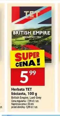 Twój Market Herbata liściasta TET British Empire oferta