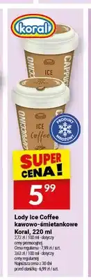 Twój Market Lody Ice Coffee kawowo-śmietankowe Koral oferta
