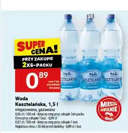 Twój Market Woda niegazowana Kasztelańska oferta