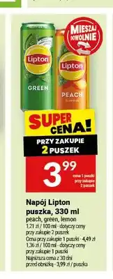 Twój Market Napój Lipton Ice Tea Peach oferta