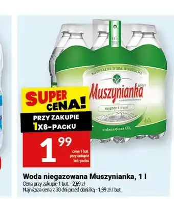 Twój Market Woda niegazowana Muszynianka oferta