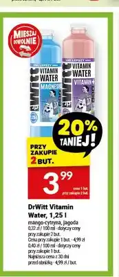 Twój Market Napój DrWitt Vitamin Water Magnesium oferta