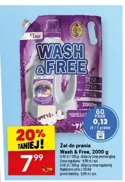 Twój Market Żel do prania Wash & Free Jasmine & Lavender oferta