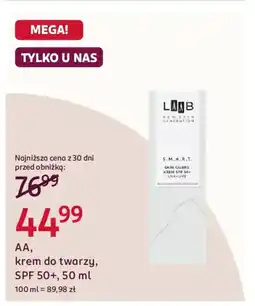 Rossmann AA, krem do twarzy, SPF 50+ oferta