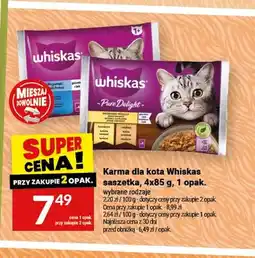 Twój Market Karma dla kota Whiskas saszetka 4-pak oferta