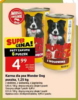 Twój Market Karma dla psa Wonder Dog puszka z drobiem oferta