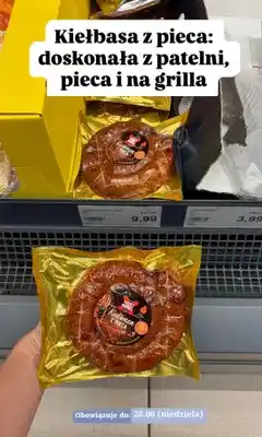ALDI Kiełbasa z pieca na grilla Madej Wróbel oferta