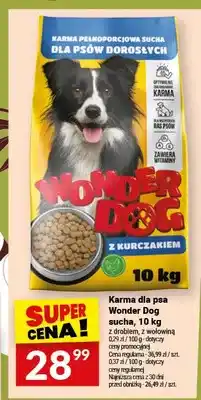 Twój Market Karma dla psa Wonder Dog sucha z drobiem oferta
