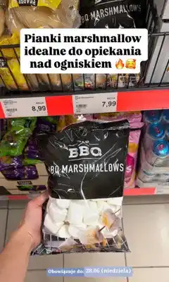 ALDI Pianki BBQ Marshmallows oferta