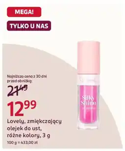 Rossmann Lovely, zmiękczający olejek do ust oferta
