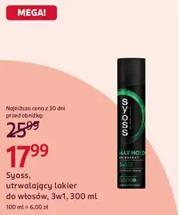 Rossmann Syoss, utrwalający lakier do włosów, 3w1 oferta