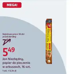 Rossmann Jan Niezbędny, papier do pieczenia w arkuszach oferta
