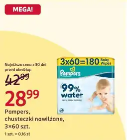 Rossmann Pampers, chusteczki nawilżane oferta