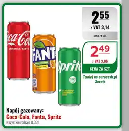 Eurocash Napój gazowany: Coca-Cola, Fanta, Sprite oferta