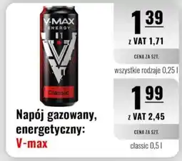 Eurocash Napój gazowany, energetyczny: V-max oferta