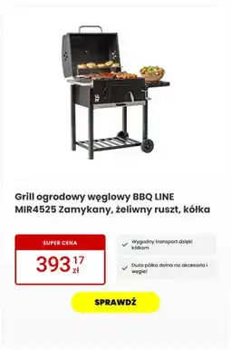 Media Expert Grill ogrodowy węglowy BBQ LINE MIR4525 zamykany oferta