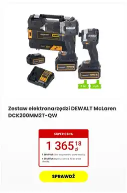 Media Expert Zestaw elektronarzędzi DEWALT McLaren oferta