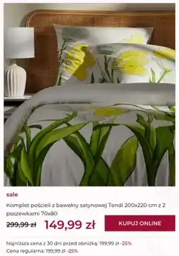 Home&You Komplet pościeli z bawełny satynowej Tendi home&you oferta
