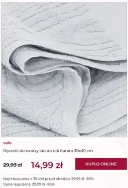 Home&You Ręcznik do twarzy Katoro home&you 30x30 cm oferta
