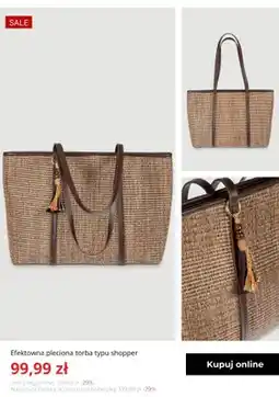 Greenpoint Torba typu shopper Greenpoint efektowna pleciona oferta