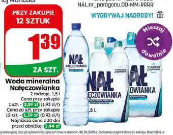 Dino Woda mineralna niegazowana Nałęczowianka oferta