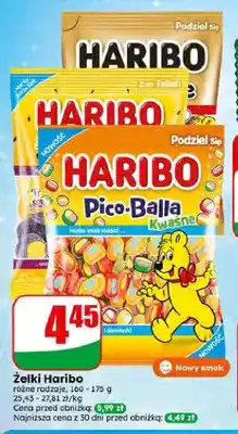 Dino Żelki Haribo Pico-Balla Kwaśne oferta