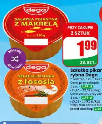Dino Sałatka pikantna z makrelą Dega oferta