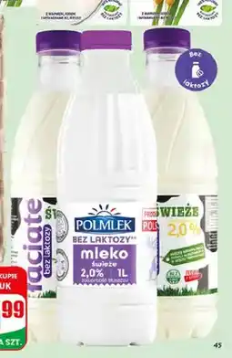 Dino Mleko świeże 2% bez laktozy Łaciate oferta