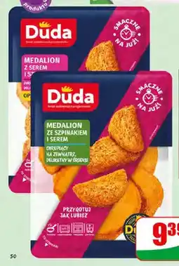 Dino Medaliony drobiowe ze szpinakiem i serem Duda oferta