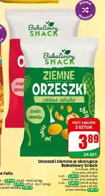 Dino Orzeszki ziemne w skorupce zielona cebulka Bakaliowy Snack oferta