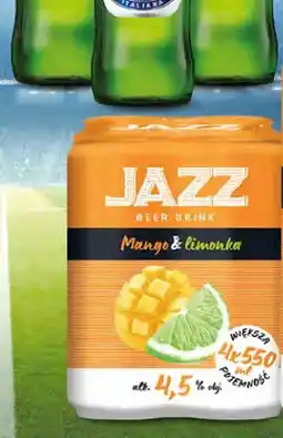 Dino Napój piwny Jazz Mango & limonka 4-pak oferta