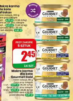 Dino Mokra karma dla kota Gourmet Gold Pasztet oferta