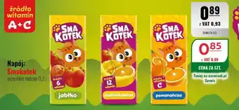 Eurocash Napój: Smakotek oferta