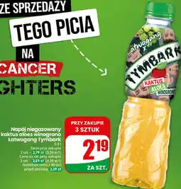 Dino Tymbark Napój niegazowany kaktus aloes winogrono Łatwogang oferta