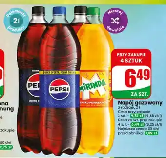Dino Napój gazowany Pepsi, Mirinda oferta