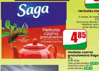 Dino Herbata czarna granulowana Saga oferta