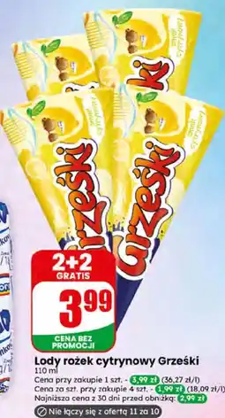 Dino Lody rożek cytrynowy Grześki oferta